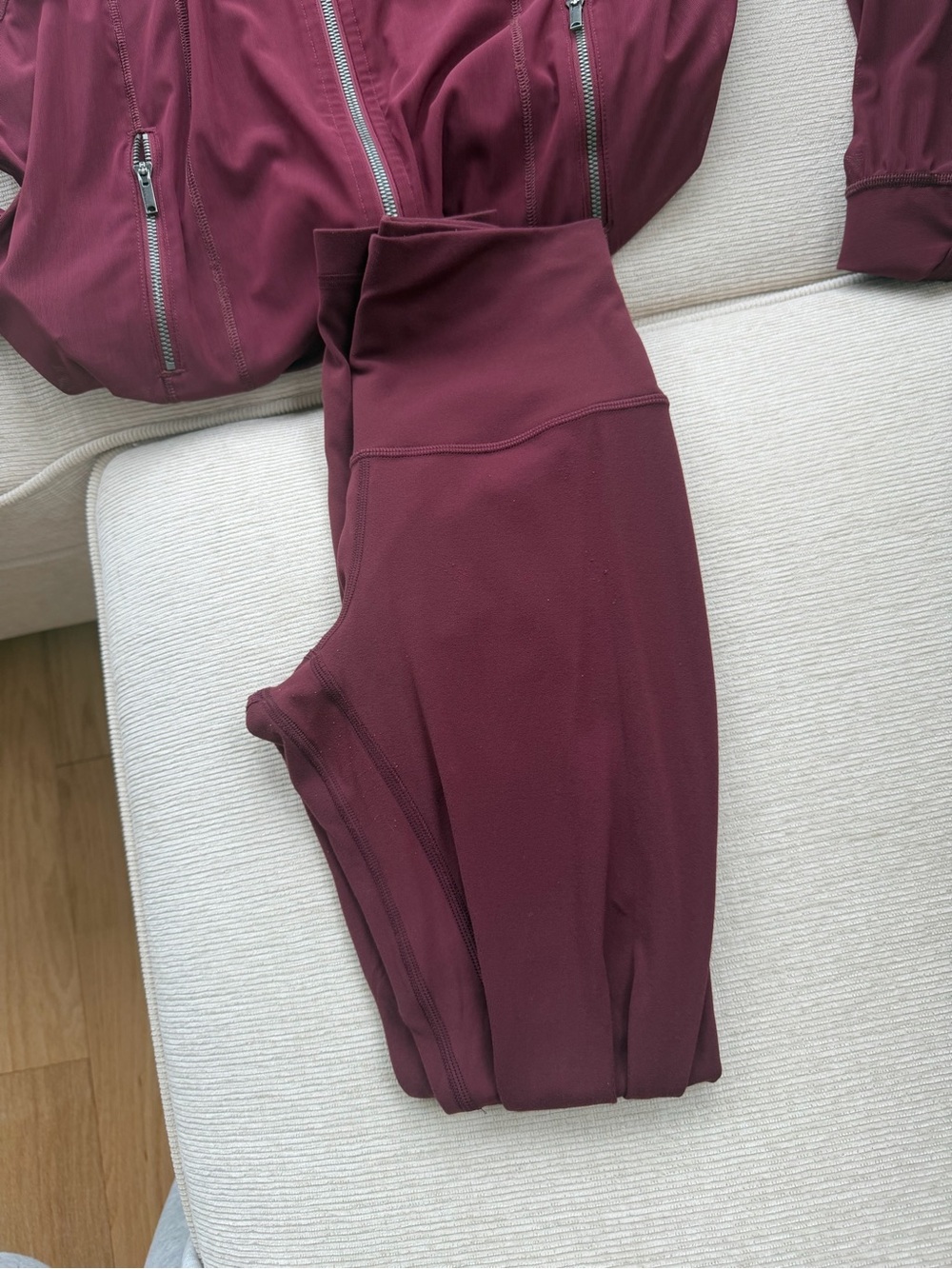 Burgundy Bay Align leggings lululemon